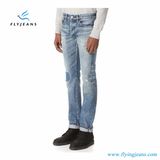 Fashion Faded Denim Jeans with a Destroy Finish for Men by Fly Jeans