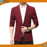 Factory OEM 2017 Spring Men Blazer Fashion Cotton Casual Blazer