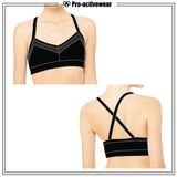 OEM Wholesale Custom Women Polyester Spandex Sexy Sports Yoga Bra