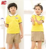 Hot Summer Sale Nursery School Uniforms Set with Yellow