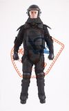 Black/Green Korea Style Police Anti Riot Suit Security Equipment