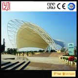 PVDF Membrane Stadium White Waterproof Durability Awning Roof Steel Structure