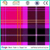 100 % Polyester 600d Check Square Pattern Woven Fabric