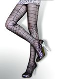 Spider Web Pattern Sexy Pantyhose 8578