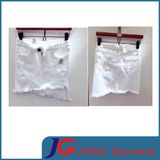 Size Skirts Fashion White Jean Petite Skirts for Girls (JC2120)