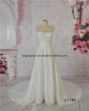 2016 French Lace A-Line Wedding Gown Guangzhou Factory