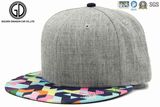 Custom Cool Snapback Hiphop Cap with DIY Embroidery and Printing