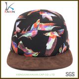 Custom Suede Brim Snapback Blank 5 Panel Camp Cap Hat