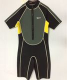 Short Neoprene Surfing Wetsuit with Nylon Fabric (HX15S81)