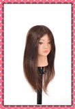 Human Hair Manequin Head 20inches for Hair Style Training