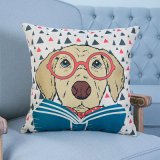 Digital Print Decorative Cushion/Pillow with Cat&Dog Pattern (MX-12A)