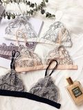 European Ladies Underwear Women Sexy Lace Panty Bra Set