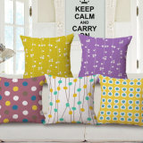 U. S Popular Cotton Linen Printed Cushion Cover Without Stuffing (35C0155)