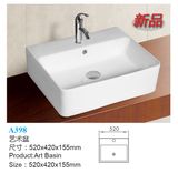 A398 Over Countertop Basin, Vanity Basin, Bathroom Basin & Sink