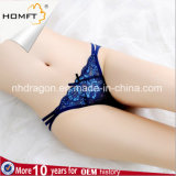 Hot Sexy Low Waist 3D Embroidery Lace Thong Women G-String Panties