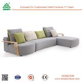 Furniture Modern Couch Living Room Corner Sofa Bed with Cushion