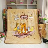 Custom Cartoon Theme Babies Kids Cute Fleece Children Blankets