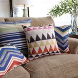 Reactive Printing Reasonable Cotton Linen Decorative Pillow Cases