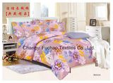 Microfiber Plain Dyed Cheap Bed Sheet Set Bedding Set for Home