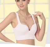 Gym Yoga Nylon Fabric Sport Womens Fitness Wire Free Bra