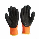 Industrial Terry Fabric Liner Latex Hand Gloves