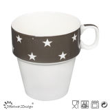 Five Star Stackable New Bone China Coffee Mug
