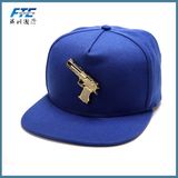 Plastic Letters Snapback Hat Custom Metal Plate Snapback Hat