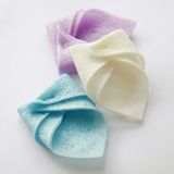 Natural Vegetable Plant Angle Wings Konjac Towel for Skin Care