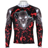 Ghost Cool Fashion Men's Long Sleeve Breathable Cycling Jersey