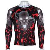 Ghost Cool Fashion Men's Long Sleeve Breathable Cycling Jersey