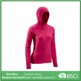 Women's Hooded Lightweight Fleeces Pink Fleece Jacket