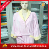 Printed Fleece Kimono Bathrobe