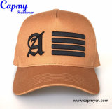 Custom Embroidery Logo Cap for 5 Panel Baseball Cap