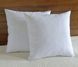 Square White Duck Feather Pillow