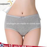 Wholesale Women Solid Color Cotton Briefs MID- Waist Bowknot Classic Panties Lady Panty Underwear