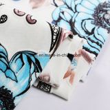 Polyester Viscose Stretch Velvet Print Fabric