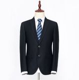 Wholesale New Italian Style Mens Business Black Suit