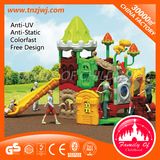 Children Plastic Playground Structure Outdoor Slide