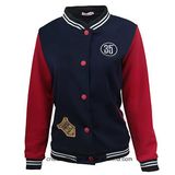 Women's Ladies Baseball Outer Fit Sports Bomber Jackets