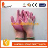 Nylon with Polyester Knitted PU Coated Glove Safety Glove Dpu111