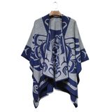 Woman Fashion Acrylic Woven Dobby Jacquard Winter Shawl (YKY4505)