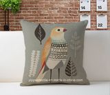 MOQ: 10pieces, Custom Printed Linen Cotton Cushion Cover, Cushion, Back Pillow