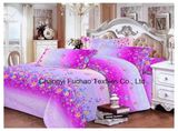 Microfiber Printed Bedding Set Used for Home or Hotel