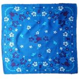 Custom Design Cotton Printing Square Bandanna Cotton Scarf