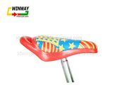 Kids Saddle Red Star Saddle, Bicycle Parts Saddle Cushion