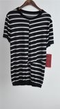 Fashion Cotton Viscose Striped Men Sweater