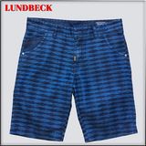 Leisure Cotton Shorts for Men Stripe Style