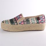 Women Shoes Canvas Shoes with Hemp Rope Rubber Outsole Snc-28065