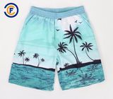 Oeko-Tex Full Waist Polyester Patterned Men Board Short Swimwear