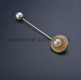 Fashion Ladies Shell Lapel Shawl Pearl Pin Princess Brooch Jewelry